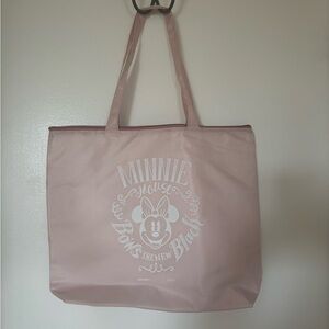 (DAISO) Minnie Mouse Pink Lunch Tote Bag